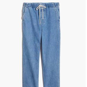 Madewell Drawstring Straight Jeans